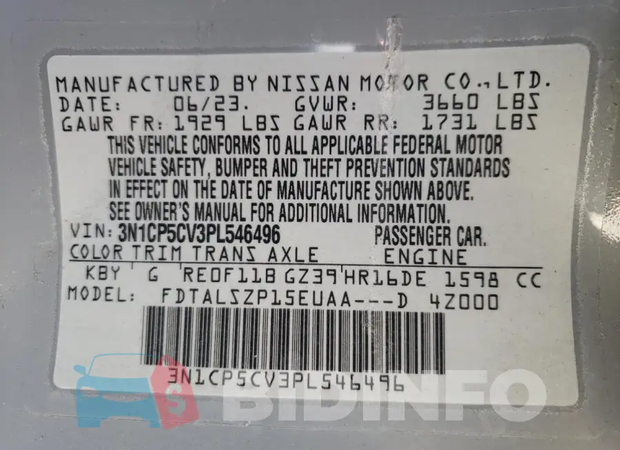 3N1CP5CV3PL546496 Photo# 13