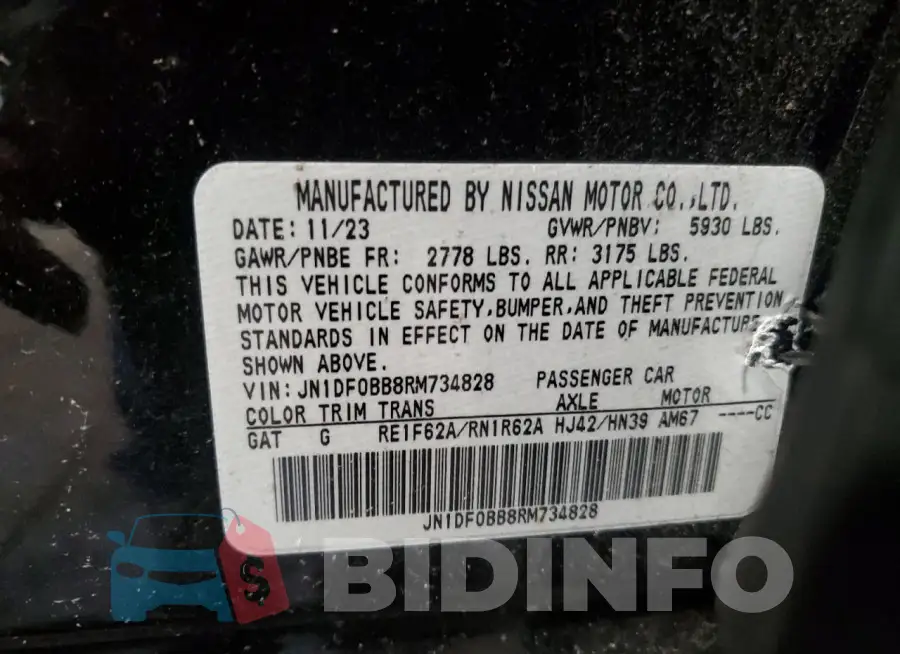 JN1DF0BB8RM734828 Photo# 12