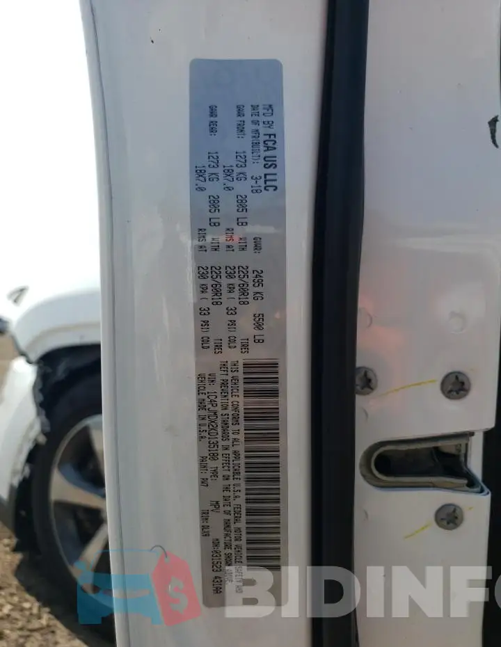 1C4PJMDX2KD135180 Photo# 13