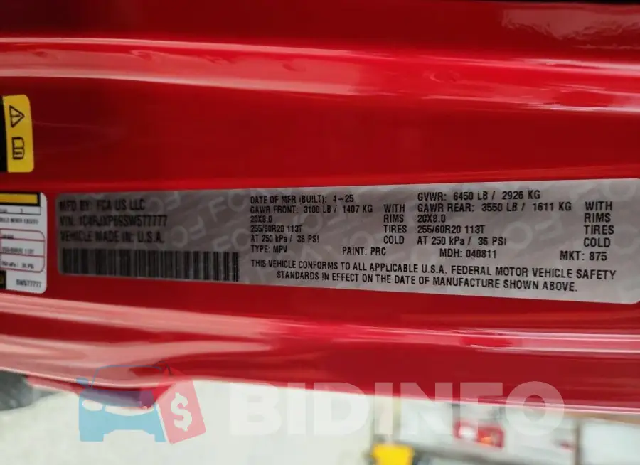 1C4RJXP69SW577777 Photo# 14
