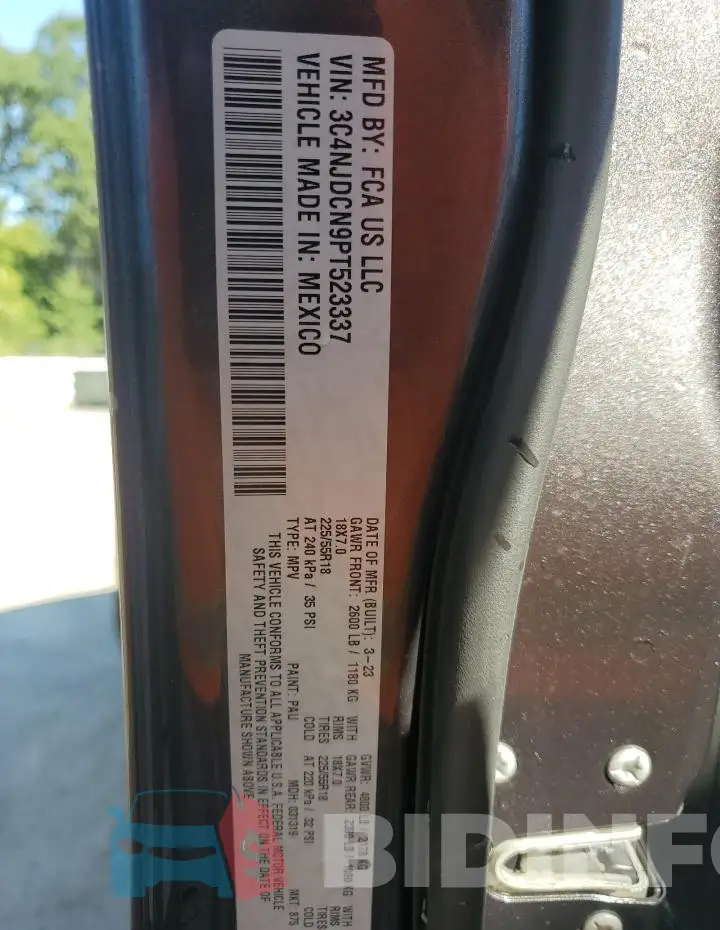 3C4NJDCN9PT523337 Photo# 12