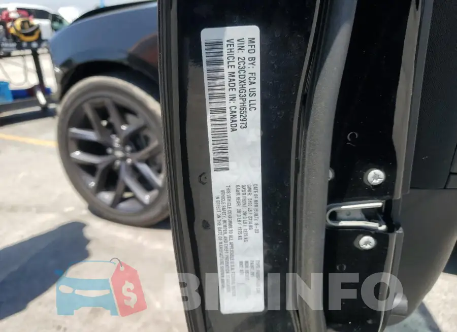 2C3CDXHG3PH652973 Photo# 12