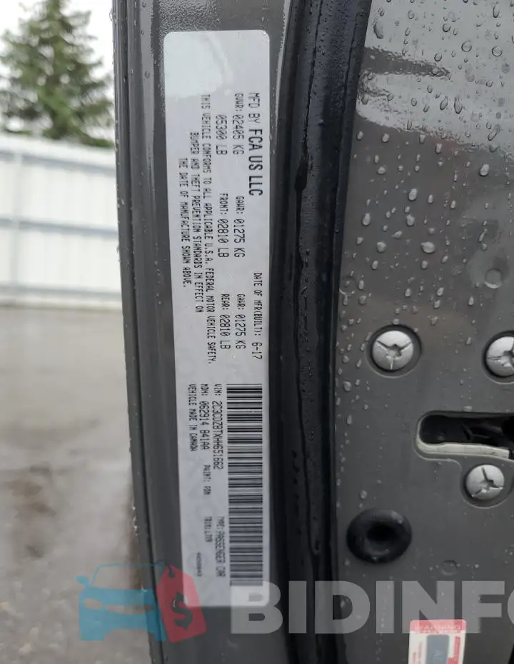 2C3CDZBTXHH651662 Photo# 12