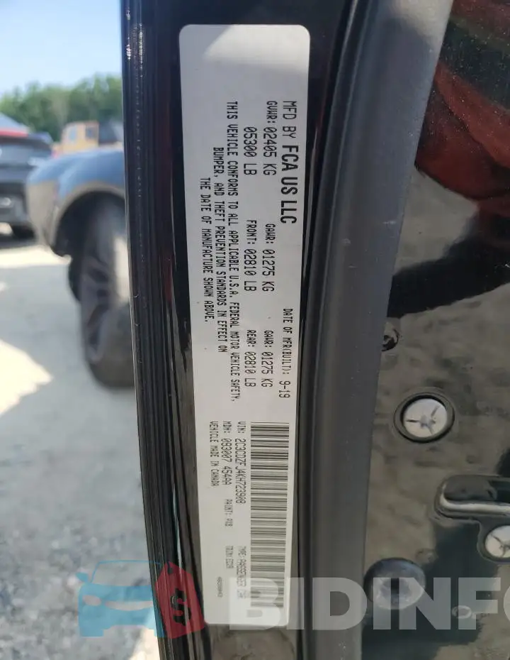 2C3CDZFJ4KH723908 Photo# 12