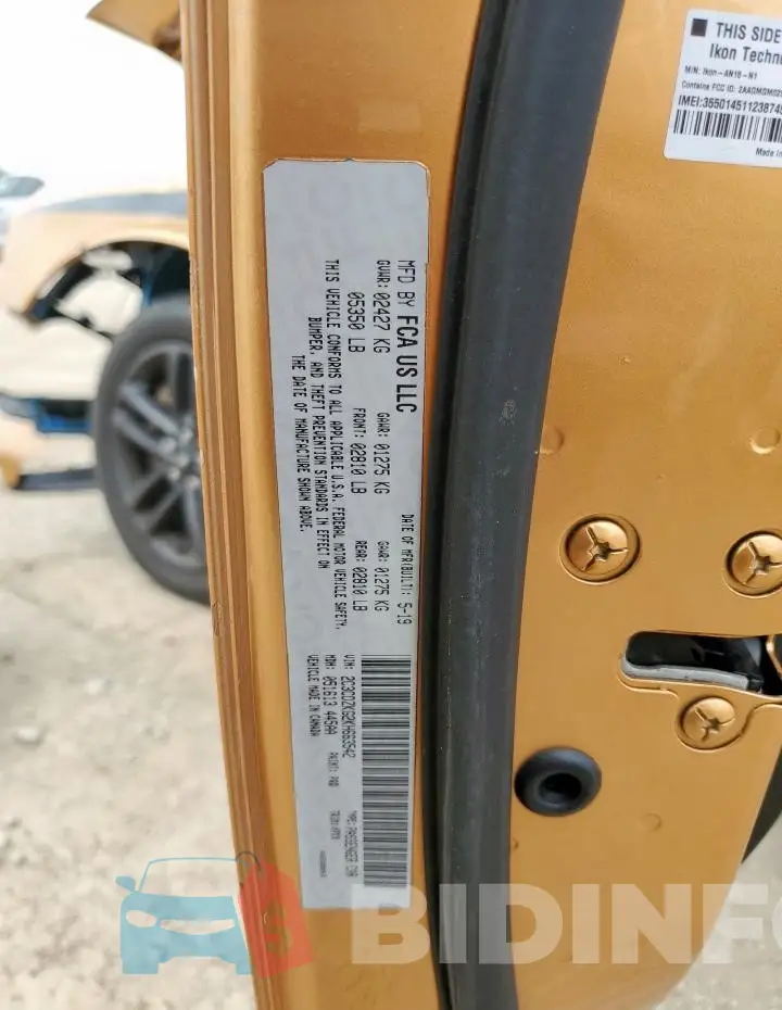 2C3CDZKG2KH663542 Photo# 12