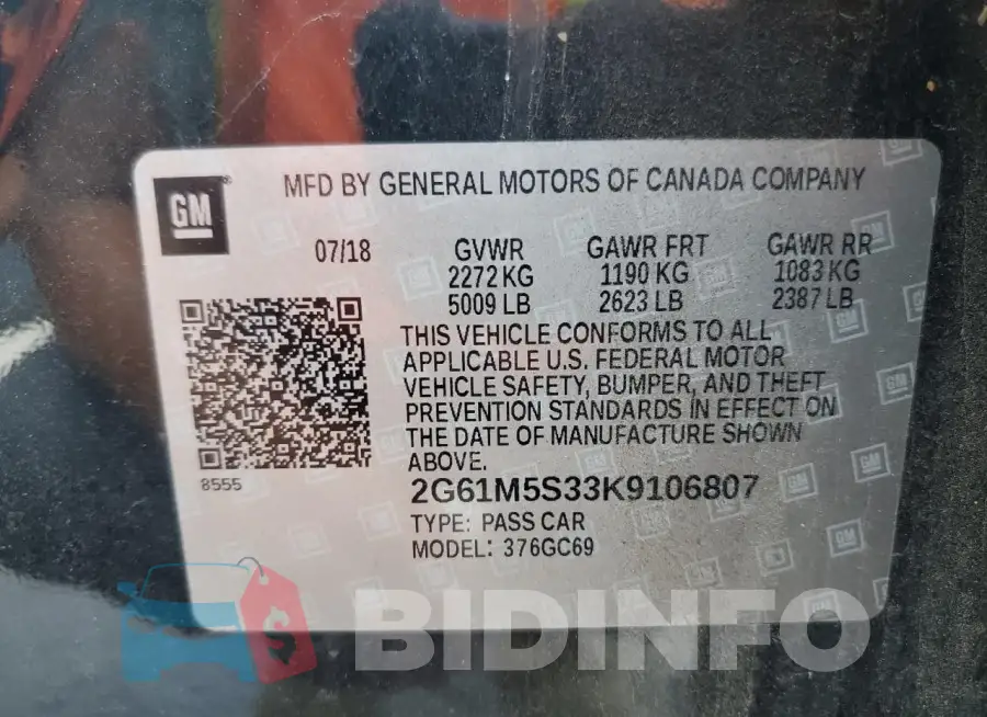 2G61M5S33K9106807 Photo# 12
