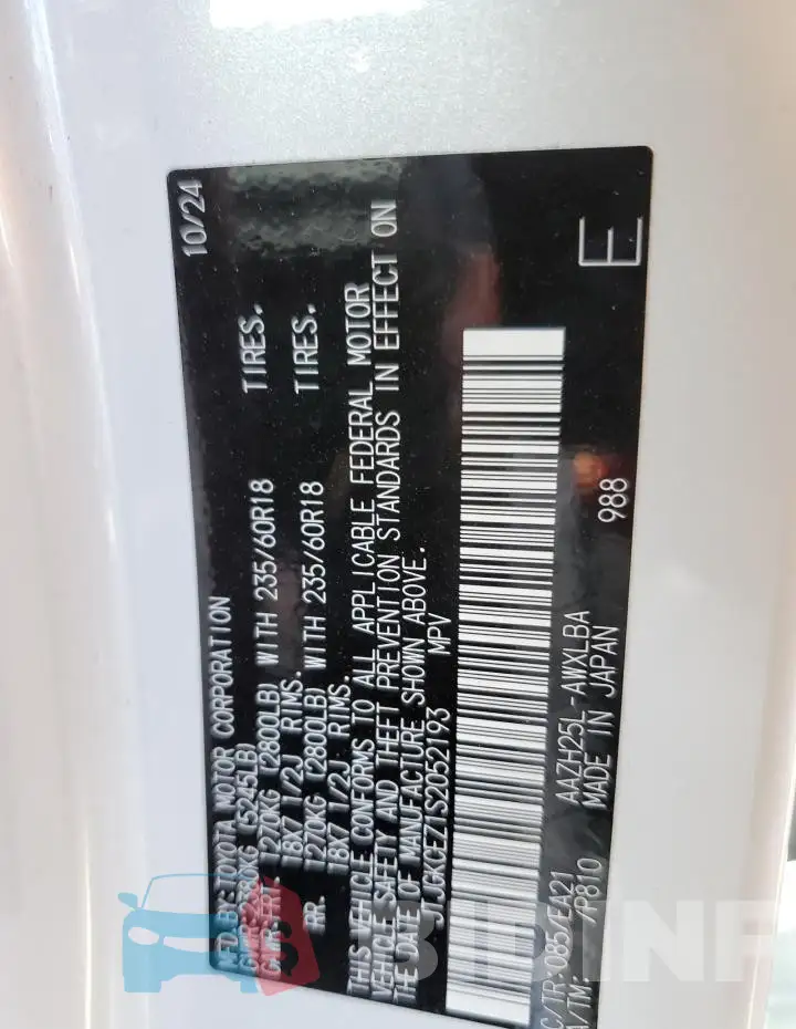 JTJGKCEZ1S2052193 Photo# 13