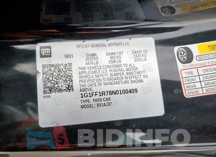 1G1FF1R78N0100409 Photo# 12