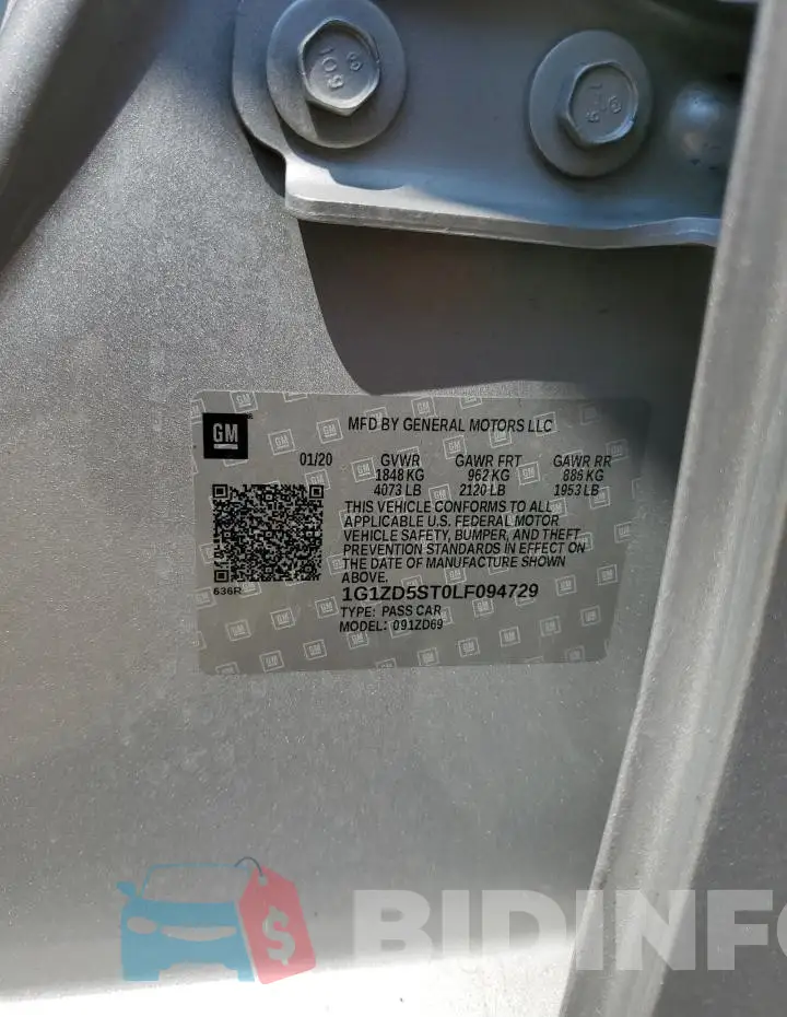 1G1ZD5ST0LF094729 Photo# 12