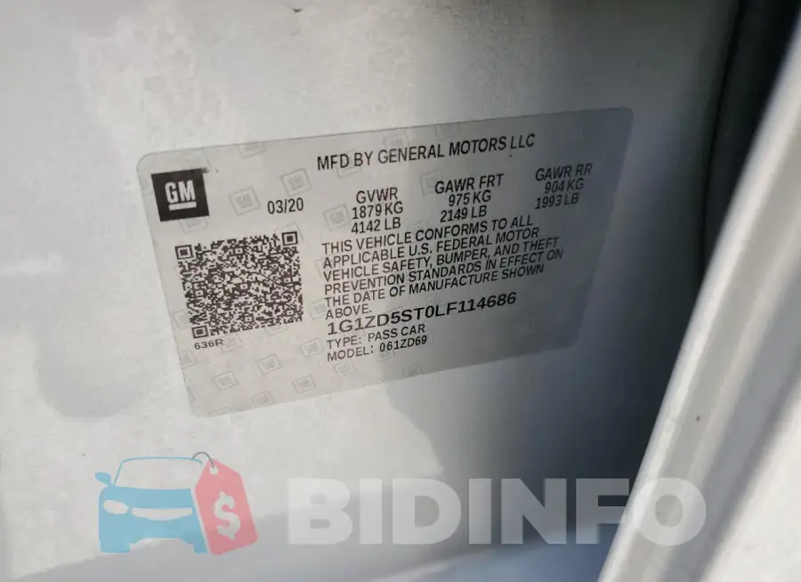 1G1ZD5ST0LF114686 Photo# 12