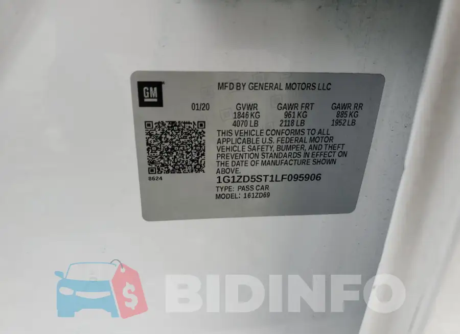 1G1ZD5ST1LF095906 Photo# 12