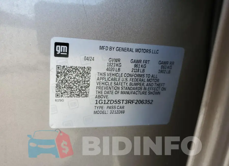 1G1ZD5ST3RF206352 Photo# 12