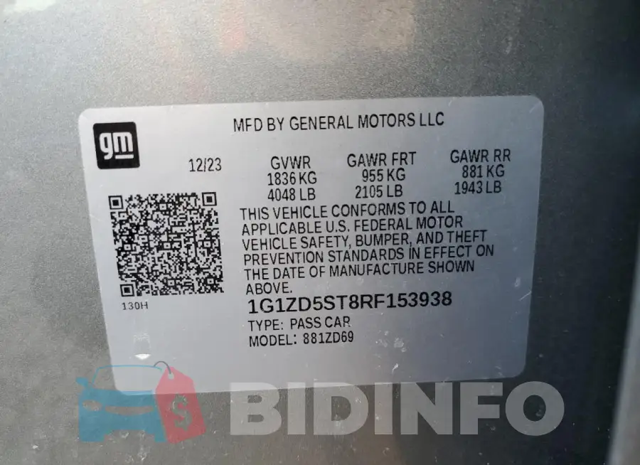 1G1ZD5ST8RF153938 Photo# 12