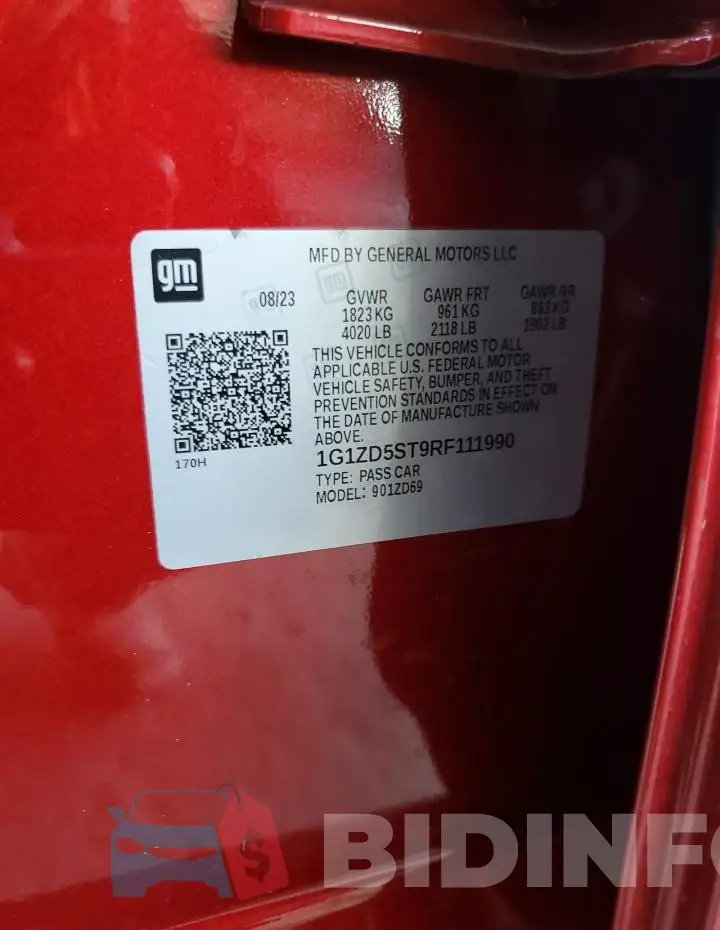 1G1ZD5ST9RF111990 Photo# 12