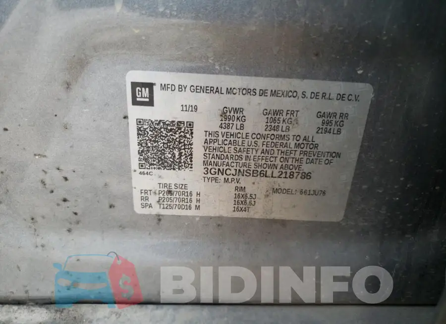 3GNCJNSB6LL218786 Photo# 13