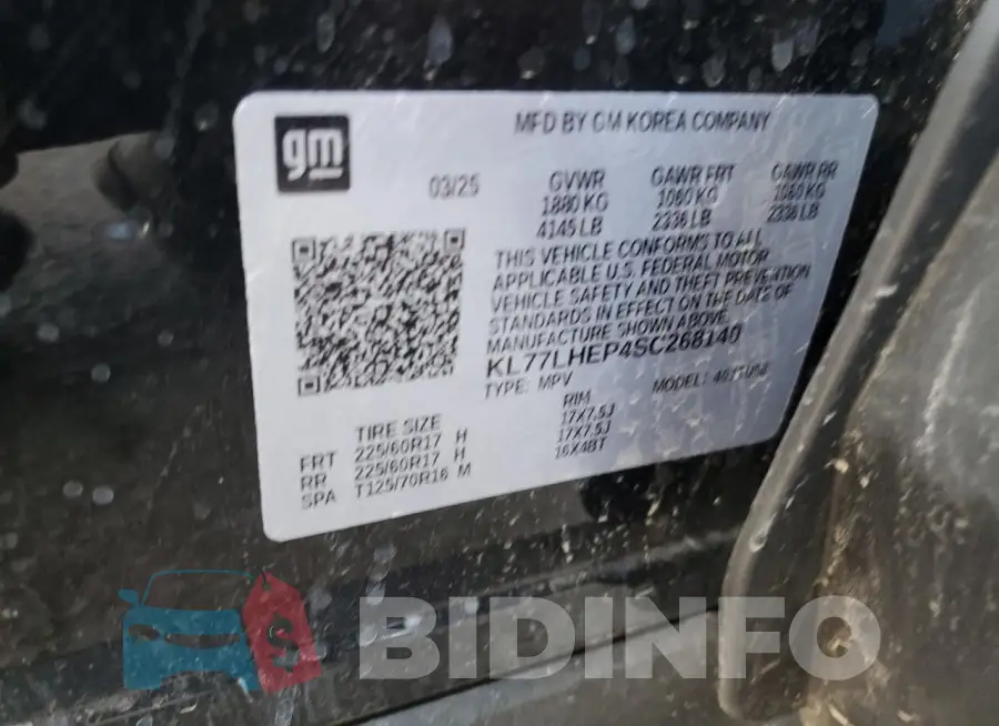 KL77LHEP4SC268140 Photo# 14