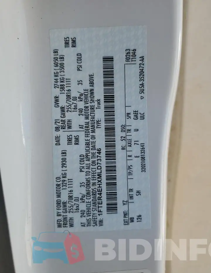 1FTER4EHXMLD73746 Photo# 12