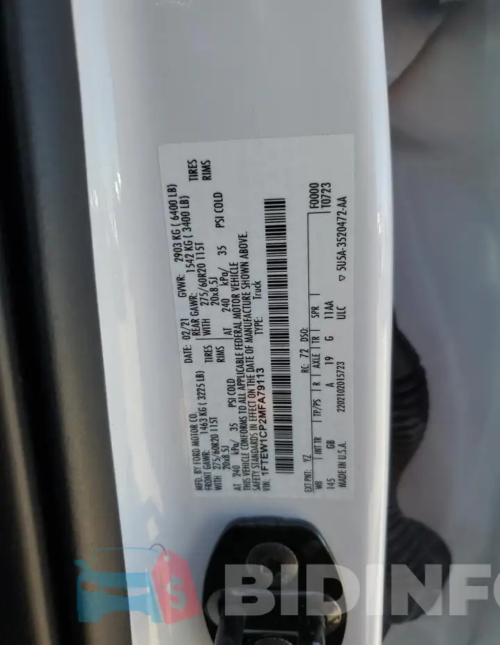 1FTEW1CP2MFA79113 Photo# 12