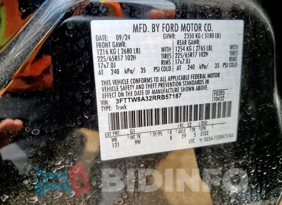 3FTTW8A32RRB57187 Photo# 12