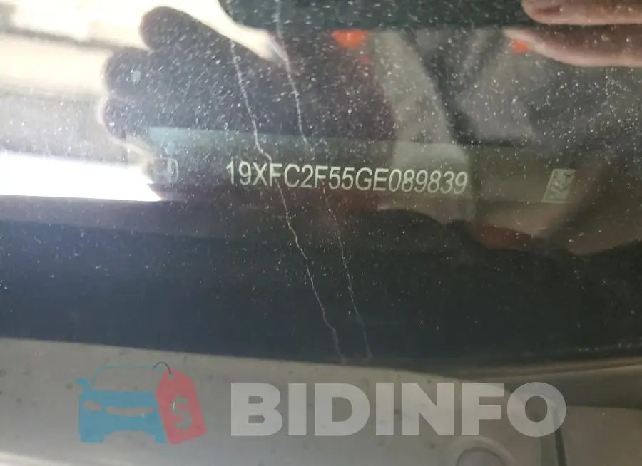 19XFC2F55GE089839 Photo# 12