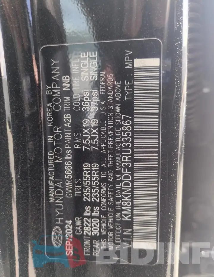 KM8KNDDF3RU335867 Photo# 14