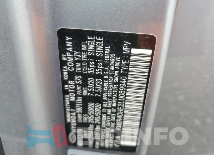 KM8R4DHE2LU089940 Photo# 14