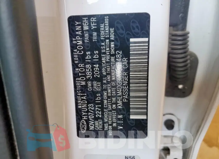 KMHLM4DG9RU691482 Photo# 13