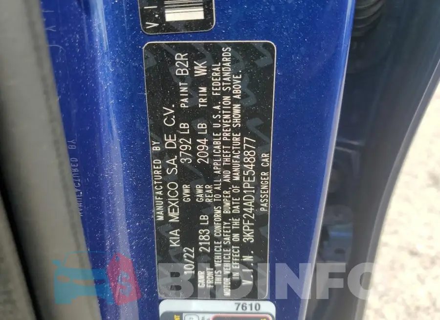 3KPF24AD1PE548877 Photo# 13
