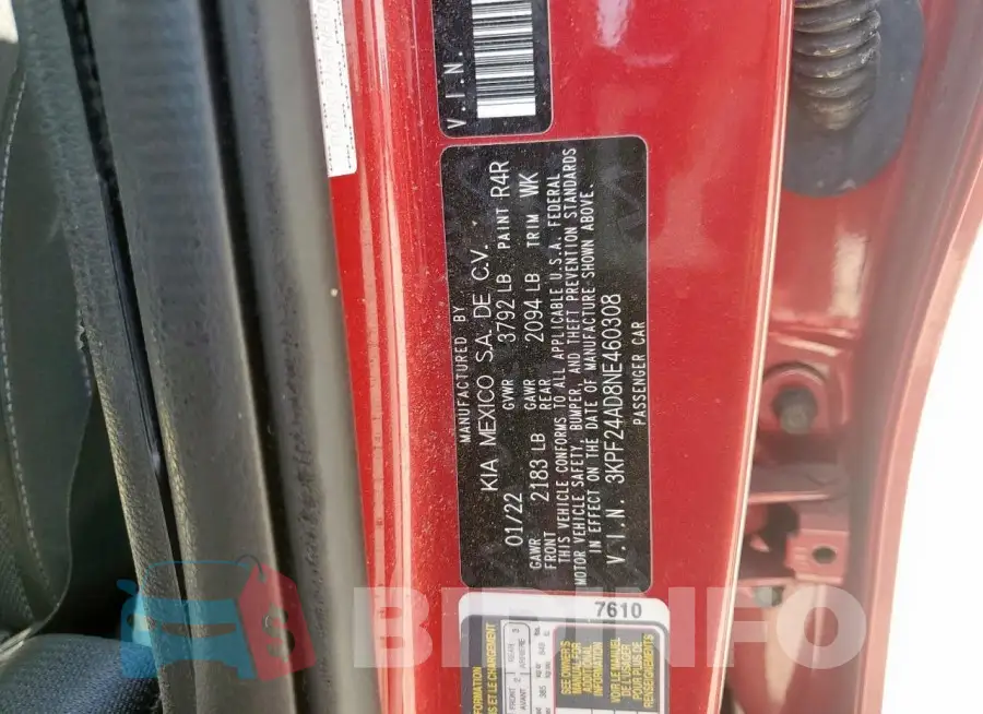 3KPF24AD8NE460308 Photo# 12