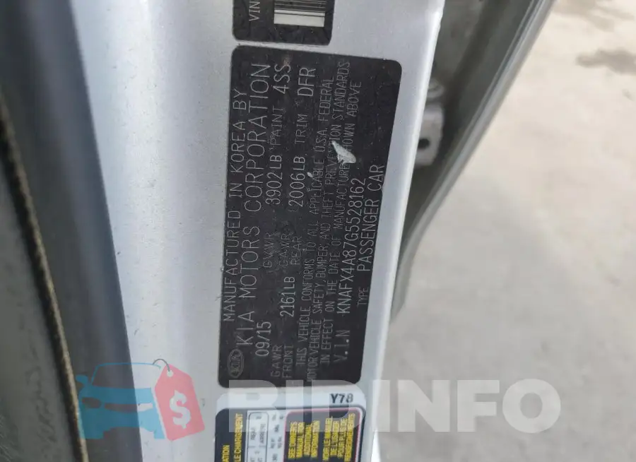 KNAFX4A87G5528162 Photo# 12
