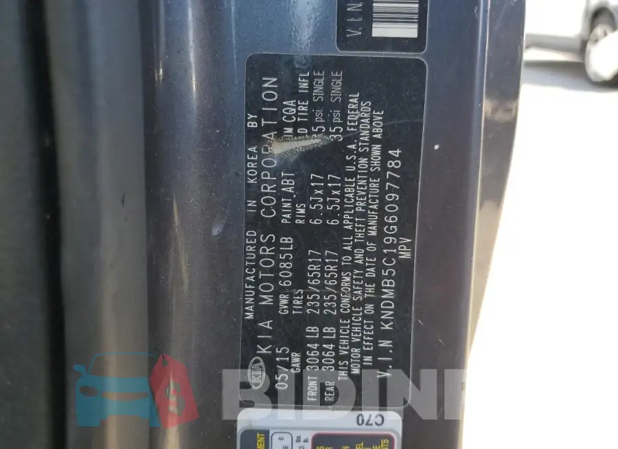 KNDMB5C19G6097784 Photo# 13