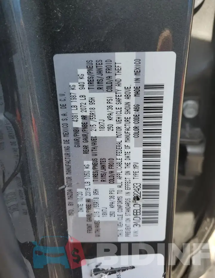 3MVDMBBL0MM222483 Photo# 12