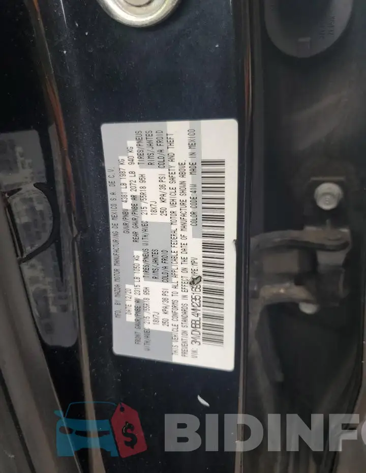 3MVDMBBL4MM235169 Photo# 12