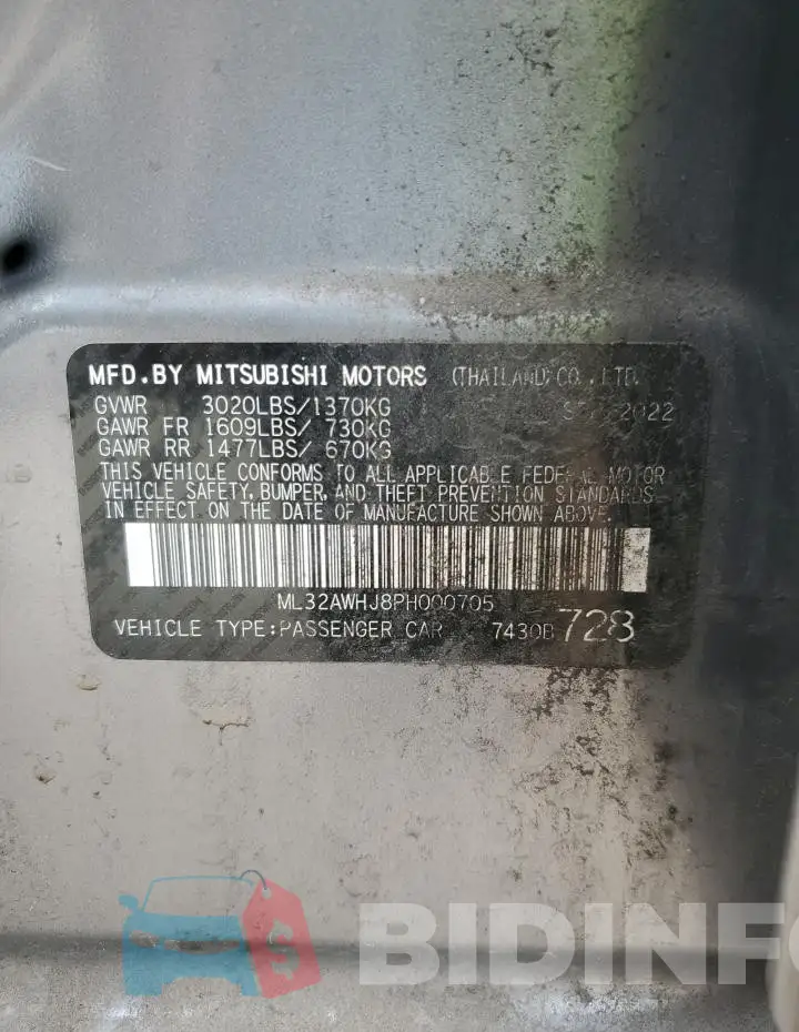 ML32AWHJ8PH000705 Photo# 13