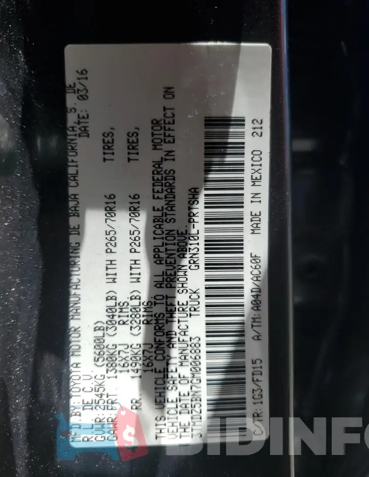 3TMDZ5BN7GM006883 Photo# 12