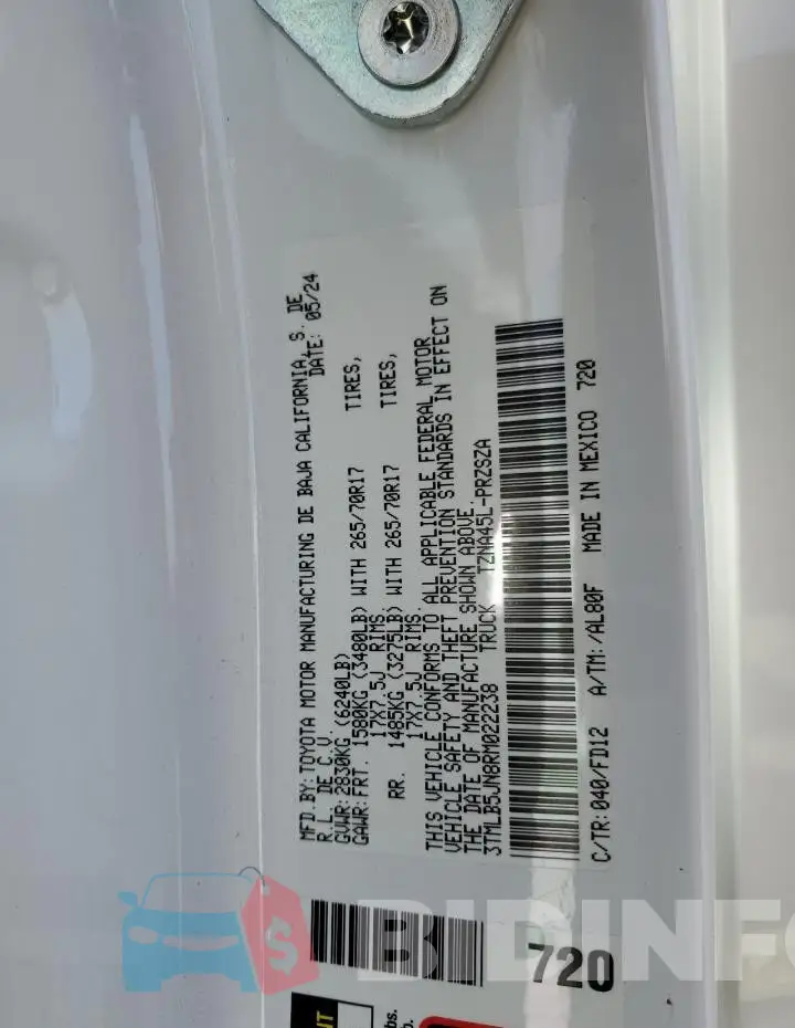 3TMLB5JN8RM022238 Photo# 13