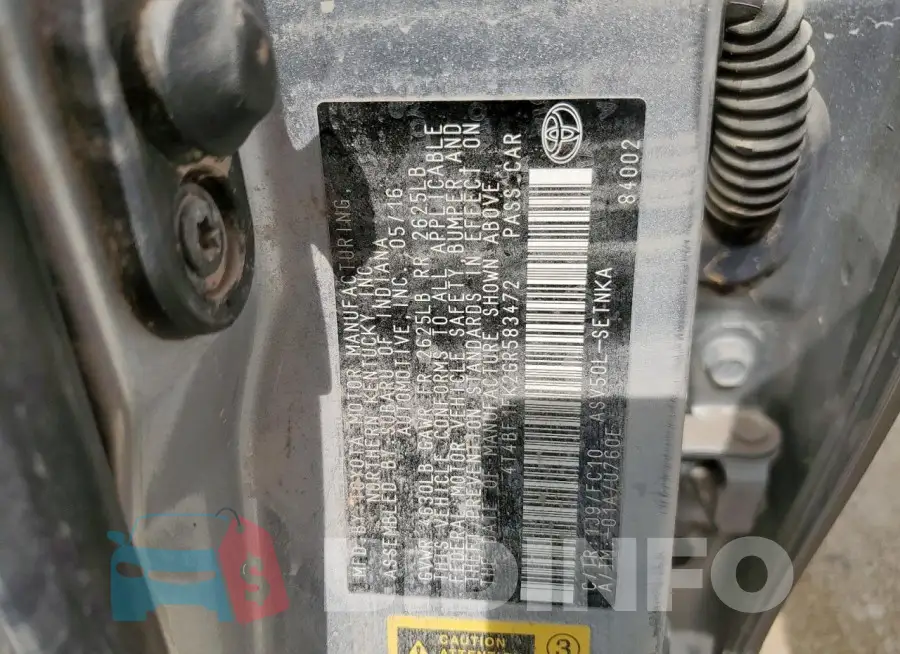 4T4BF1FK2GR583472 Photo# 12