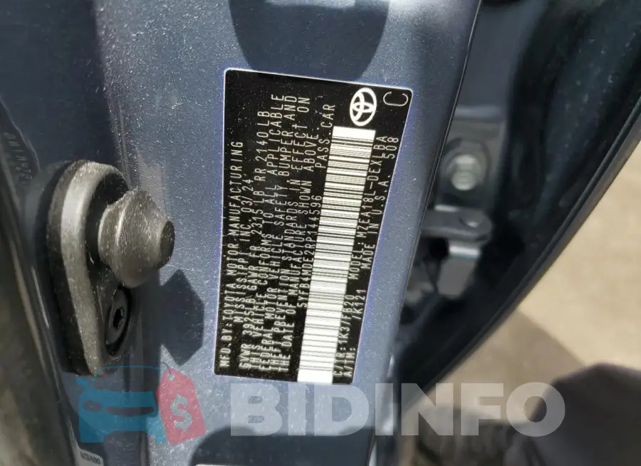 5YFB4MDE2RP144596 Photo# 12