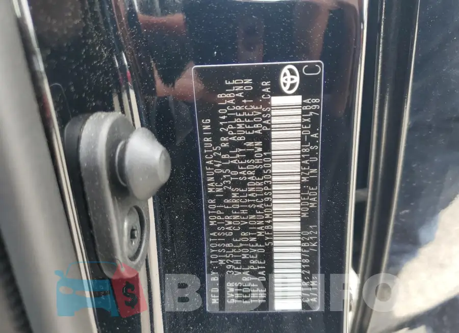 5YFB4MDE9SP305001 Photo# 12