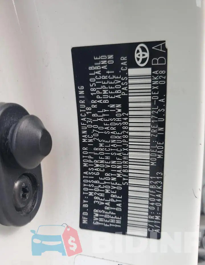 5YFBURHEXJP828842 Photo# 12