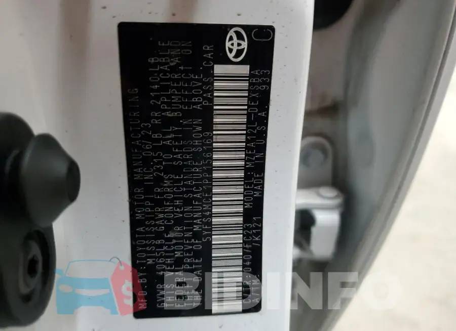 5YFS4MCE1PP156169 Photo# 12