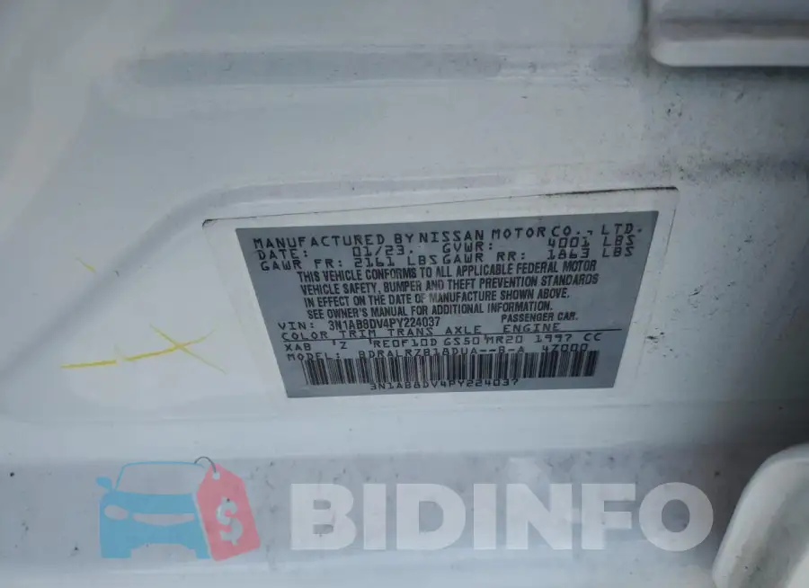 3N1AB8DV4PY224037 Photo# 12