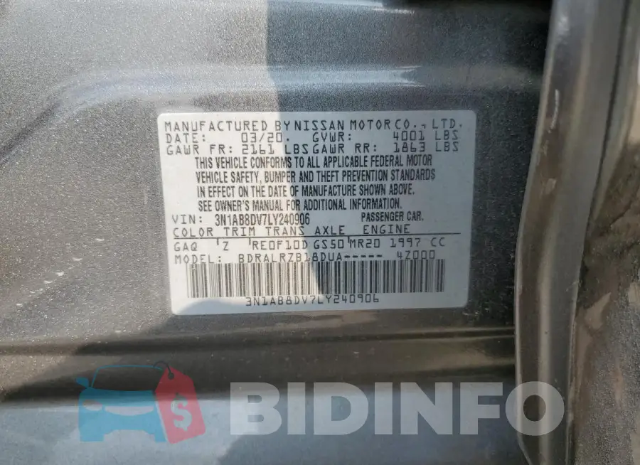 3N1AB8DV7LY240906 Photo# 12