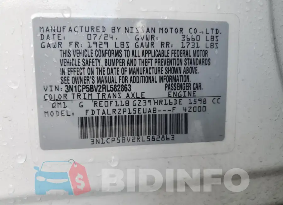 3N1CP5BV2RL582863 Photo# 12