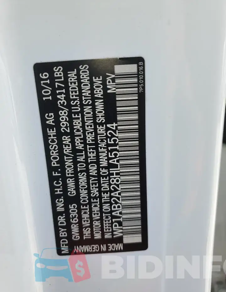 WP1AB2A28HLA51524 Photo# 12