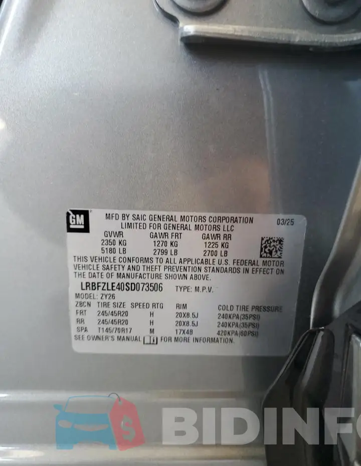 LRBFZLE40SD073506 Photo# 13