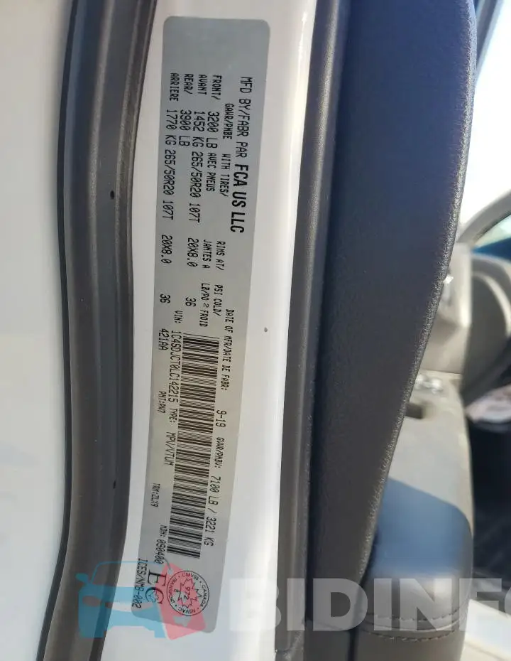 1C4SDJCT0LC142215 Photo# 14