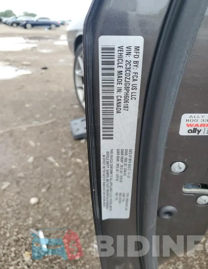 2C3CDZJG8PH606187 Photo# 12