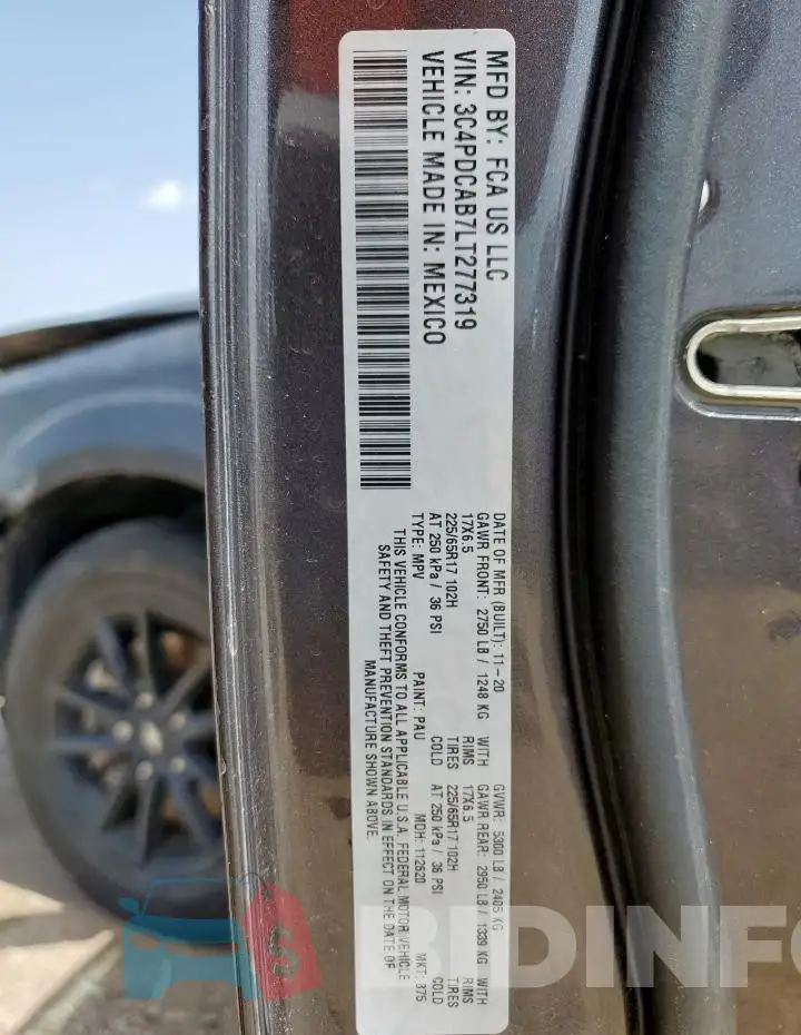 3C4PDCAB7LT277319 Photo# 14