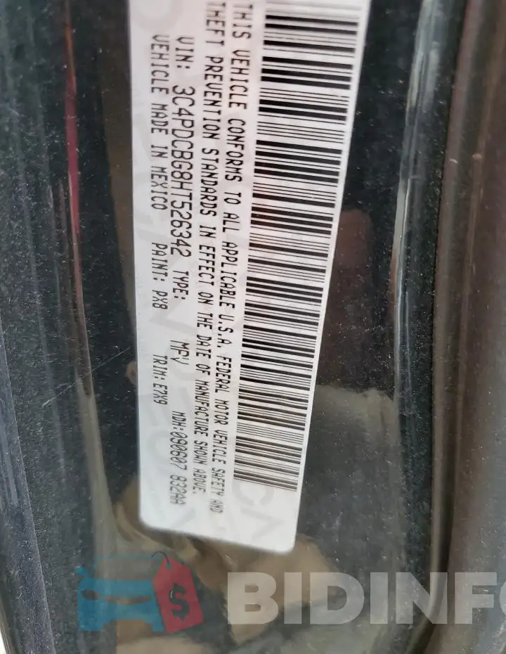 3C4PDCBG8HT526342 Photo# 13